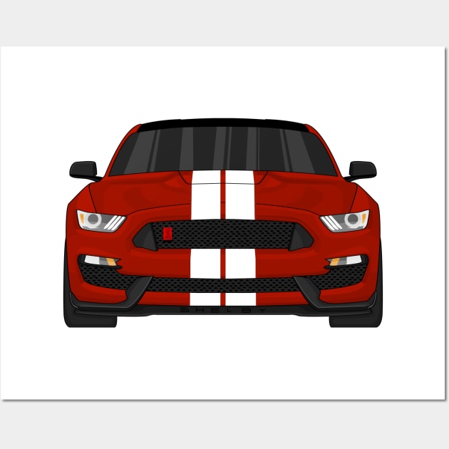 GT350R RAPID RED Wall Art by VENZ0LIC